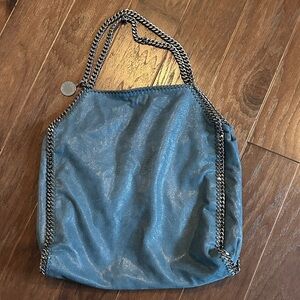 Stella McCartney Shimmering Blue Shoulder Bag